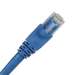 Cat6A 15ft Patch Cable with Molded Boot 10G - Blue