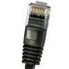 Cat5E 6ft Patch Cable with Molded Boot 350MHz - Black