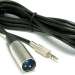 25Ft XLR Male to 3.5mmm Stereo Male Cable