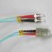 1m LC-ST 10Gb 50/125 LOMMF M/M Duplex Fiber Cable