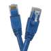 Cat6A 2ft Patch Cable with Molded Boot 10G - Blue