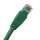 Cat6A 15ft Patch Cable with Molded Boot 10G - Green