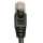 Cat6 15ft Patch Cable with Snagless Boot 550MHz - Black
