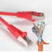 Cat5E Shielded 100ft STP Patch Cable 350MHz - Red