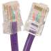 1.5Ft Cat.5E Non-Boot Patch Cable Purple