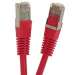 1.5Ft Cat5E Shielded (FTP) Ethernet Network Booted Cable Red