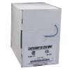 Cat5E 1000ft Solid Plenum Bulk Pull Box 350MHz - Blue