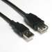 6ft USB Extension Cable A Male/A Female - Black
