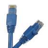 Cat6A 20ft Patch Cable with Molded Boot 10G - Blue