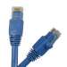 Cat6A 20ft Patch Cable with Molded Boot 10G - Blue