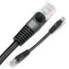 Cat6 0.5ft Patch Cable with Snagless Boot 550MHz - Black