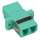Fiber Optic LC-LC Multimode Duplex OM3 Adapter
