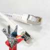 Cat6 Shielded 25ft PiMF STP Patch Cable 550MHz - White