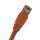Cat6A 25ft Patch Cable with Molded Boot 10G - Orange