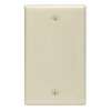 Blank Wall Plate Ivory Smooth Face