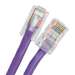 Cat5E 0.5ft Assembly Patch Cable 24AWG 350MHz - Purple