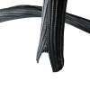 Self Closing Cable Sock Black 1" (25.4mm) x 50Ft(15.24m )