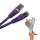 10Ft Cat.5E Shielded Patch Cable Molded Purple