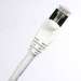 1Ft Cat.6A Shielded Patch Cable Molded White