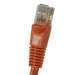 Cat5E 25ft Patch Cable with Molded Boot 350MHz - Orange