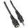 6Ft 2.5mm Stereo M/F Cable