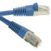 10Ft Cat.7 SSTP Patch Cable 600MHz Molded Blue
