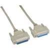 6Ft DB25 M/F Serial Cable