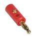 Banana Plug Gold Plated Plastic - RED PLUG ONLY