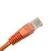 Cat5E 2ft Patch Cable with Molded Boot 350MHz - Orange