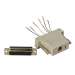 DB25 Female to RJ11/12 (6 wire) Modular Adapter