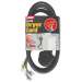 6Ft 10/4 30 Amp Black 4-Wire Dryer Cord