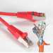 0.5Ft Cat.5E Shielded Patch Cable Molded Red