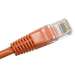 Cat5E 20ft Patch Cable with Molded Boot 350MHz - Orange