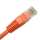 Cat5E 7ft Patch Cable with Molded Boot 350MHz - Orange