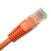 Cat5E 7ft Patch Cable with Molded Boot 350MHz - Orange