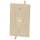 1-Gang Feed-Through Wall Plate with Flexible Opening, Ivory