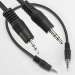 6" 3.5mm Stereo-M to 2.5mm Stereo-M Cable