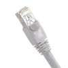 Cat6A 2ft Patch Cable with Molded Boot 10G - White