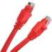 Cat6A 15ft Patch Cable with Molded Boot 10G - Red