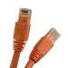 Cat6A 7ft Patch Cable with Molded Boot 10G - Orange