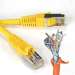 Cat5E Shielded 2ft STP Patch Cable 350MHz - Yellow