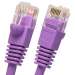 40Ft Cat6 UTP Ethernet Network Booted Cable Purple