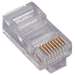 RJ45 Cat5E Plug for Stranded 6 Micron 100pk