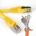 20Ft Cat.5E Shielded Patch Cable Molded Yellow
