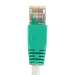 Cat6 3ft Crossover Cable with Snagless Boot 550MHz - Gray Wire/Green Boot