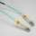 1m LC-LC 10Gb 50/125 LOMMF M/M Duplex Fiber Cable
