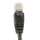 Cat5E 1ft Patch Cable with Molded Boot 350MHz - Black