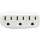 3 Outlet Grounding Tap AC125V 15A