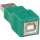 USB A Male to B Female Adapter