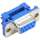 DB9 Female IDC Metal Shell Connector